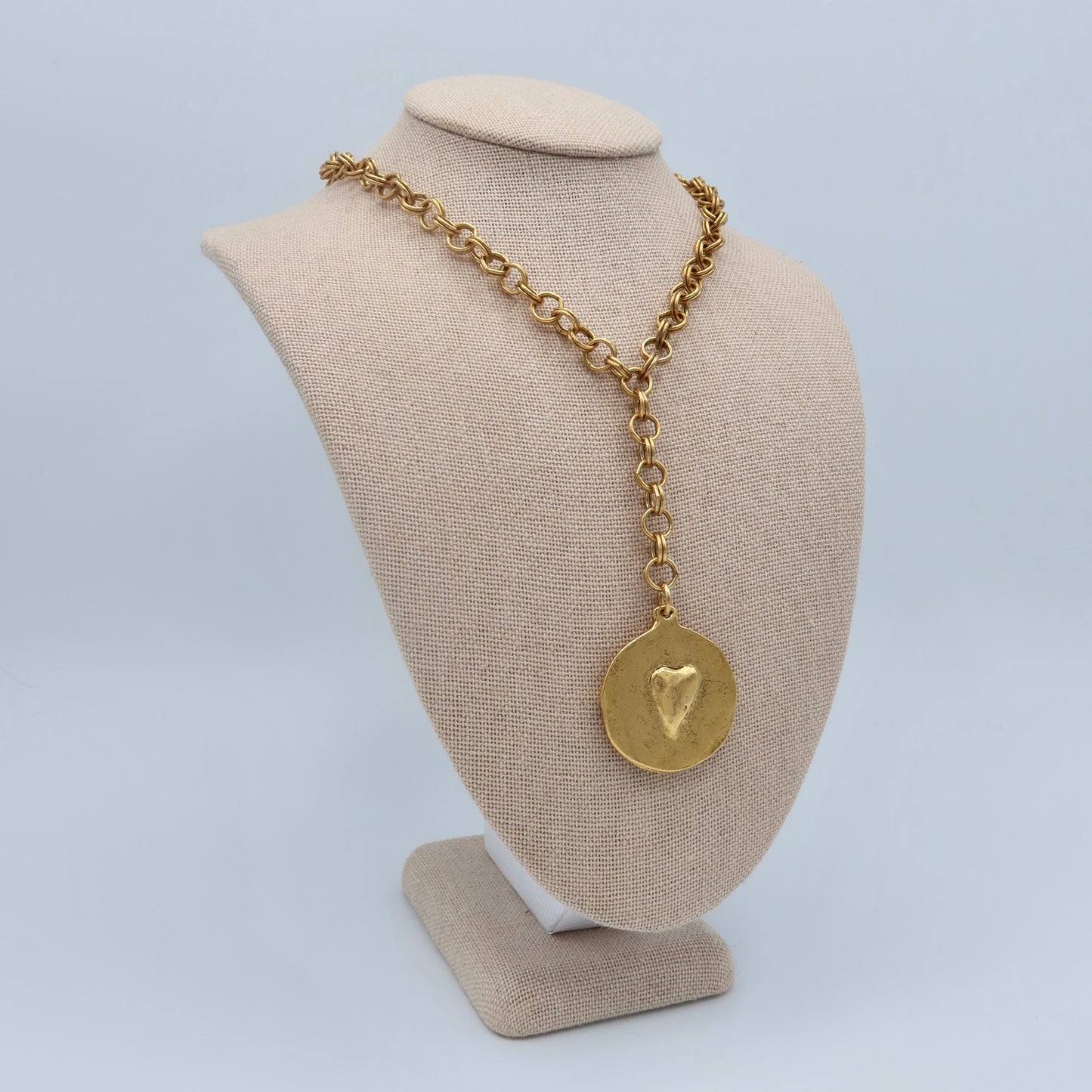 Heart Coin Lariat