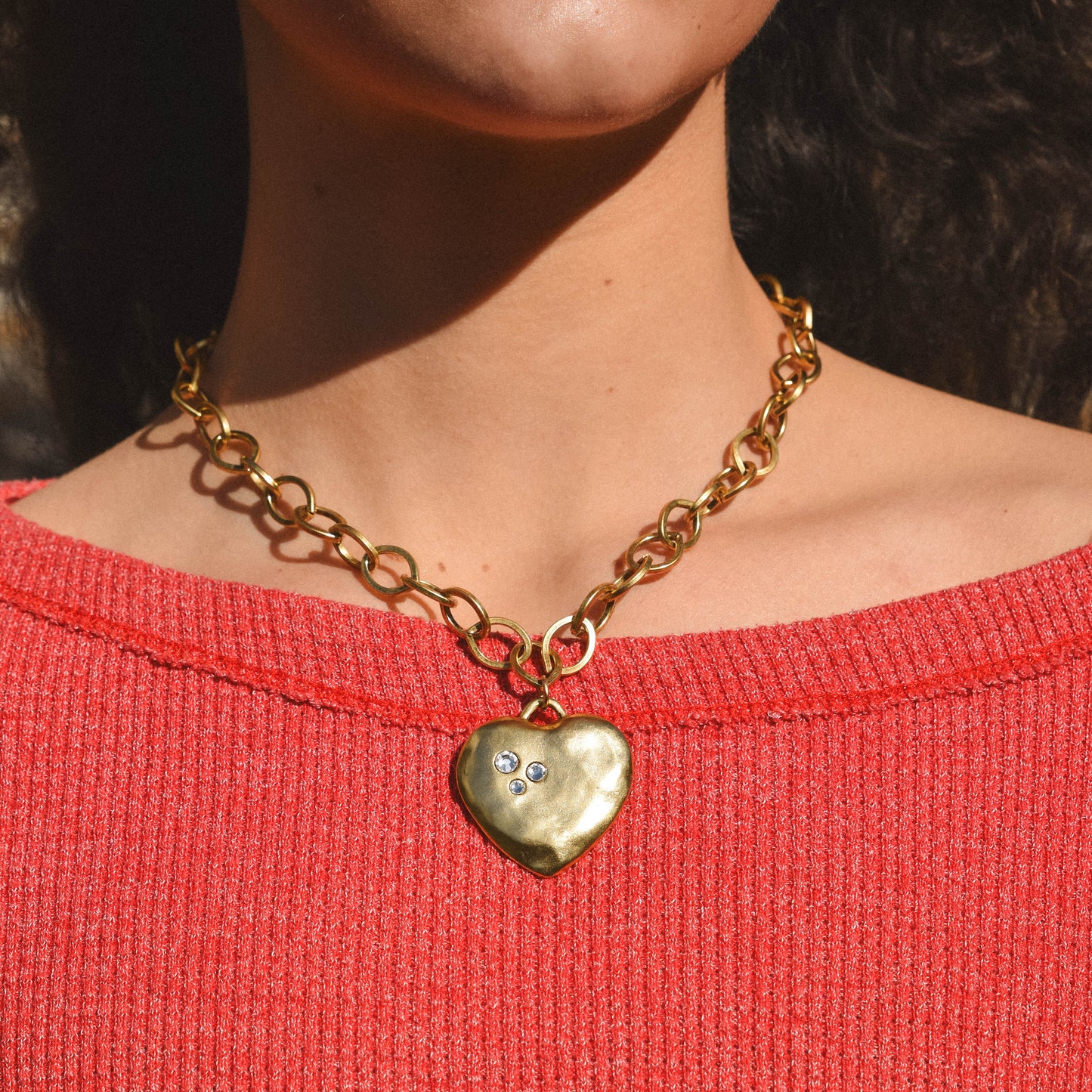 Bling Heart Chain