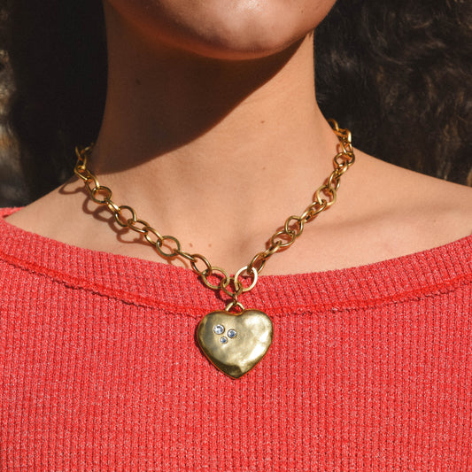 Bling Heart Chain