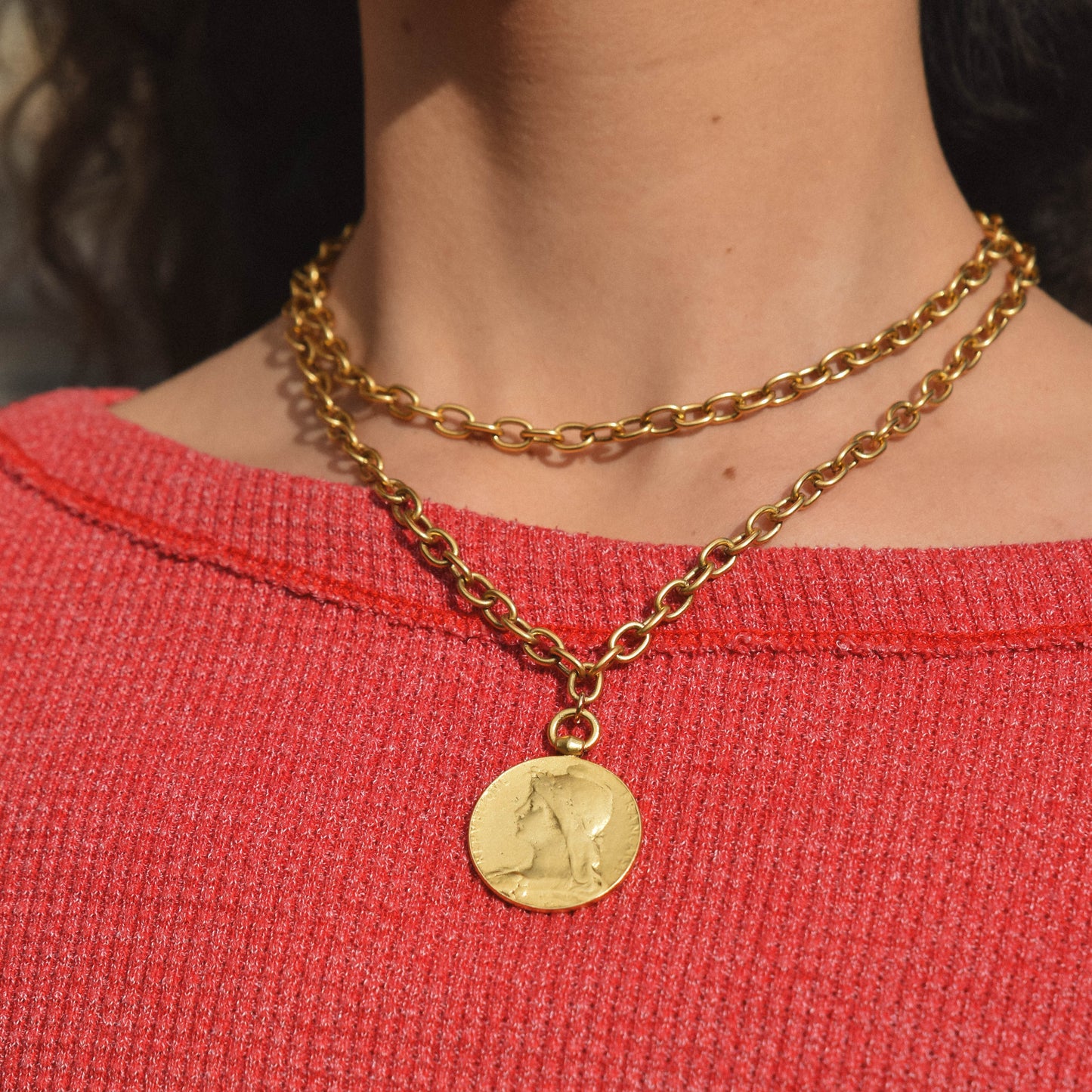 Golden Icon Medallion