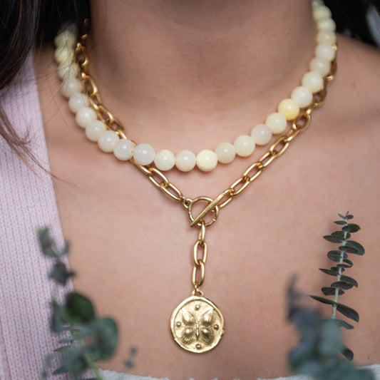 Spring Toggle Necklace