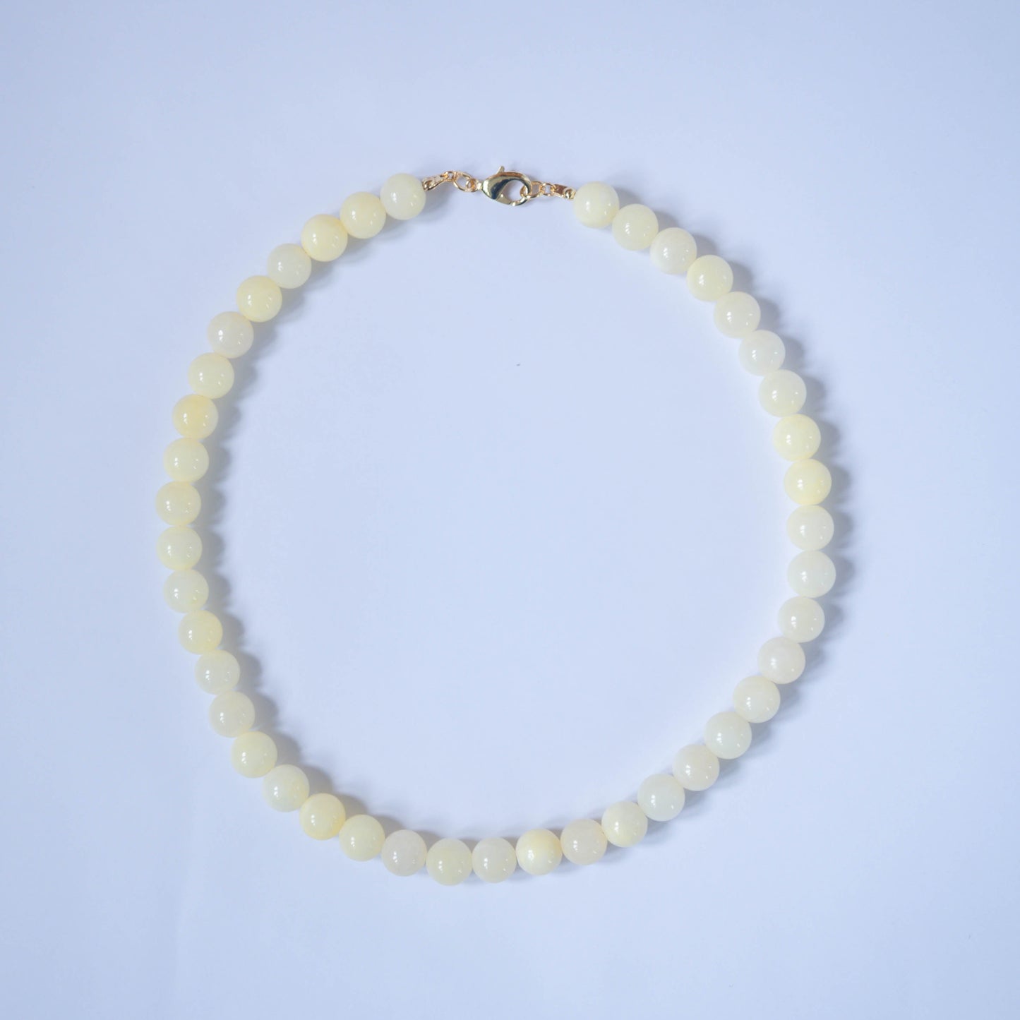 Lemon Beaded Necklace