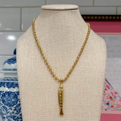 Tin Fish Necklace (PREORDER)