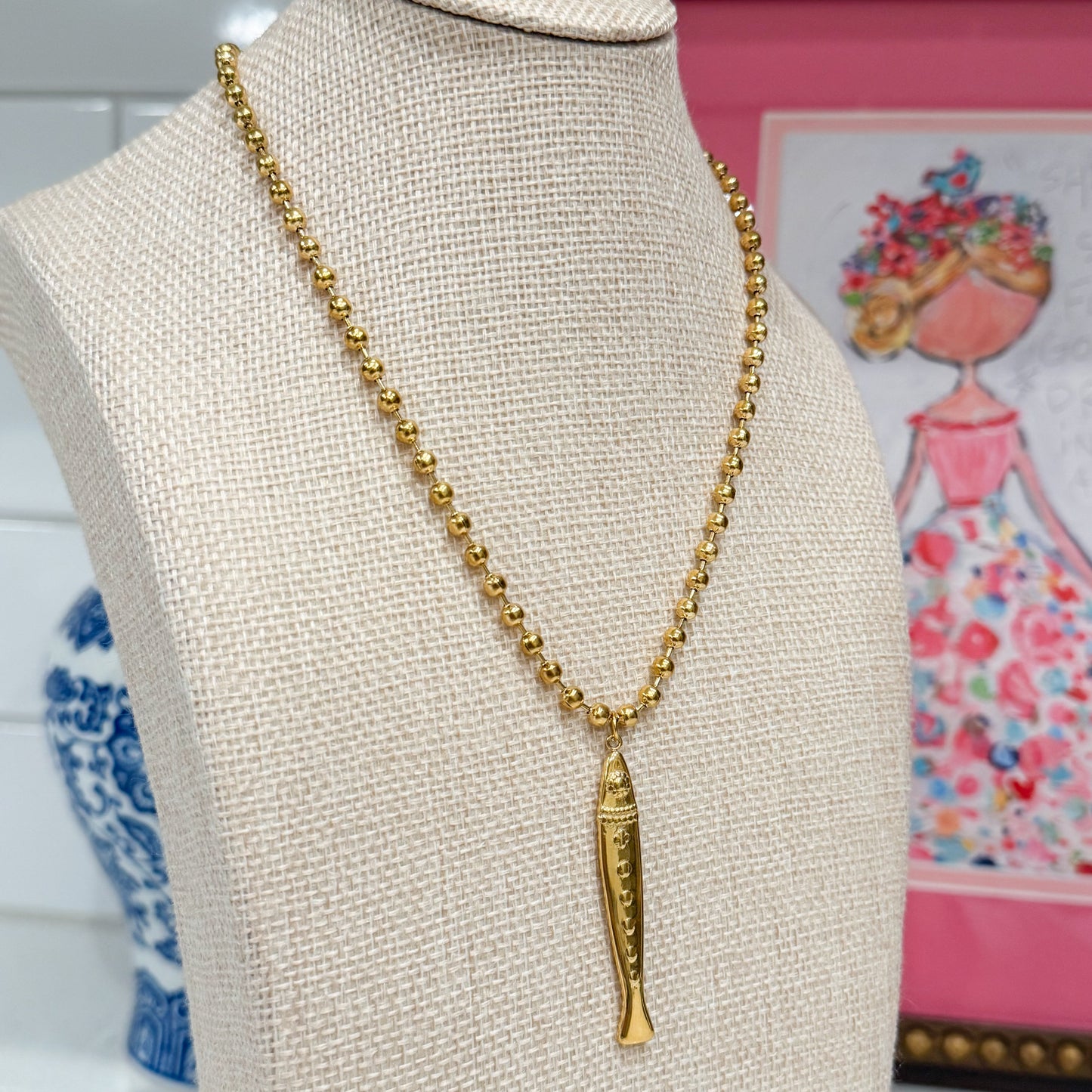 Tin Fish Necklace (PREORDER)