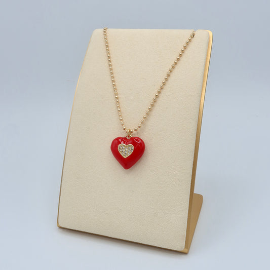 Scarlet Sweetheart Necklace