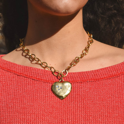 Bling Heart Chain