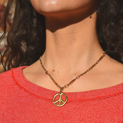 Peace Medallion Necklace