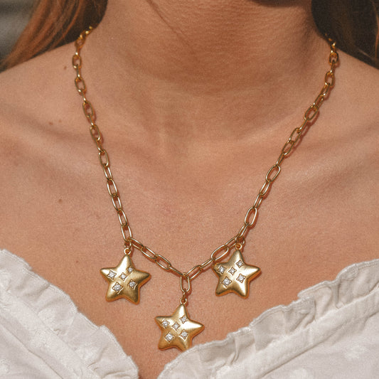 Lucky Stars Charm Necklace