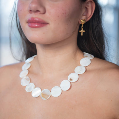 Shell Disc Necklace